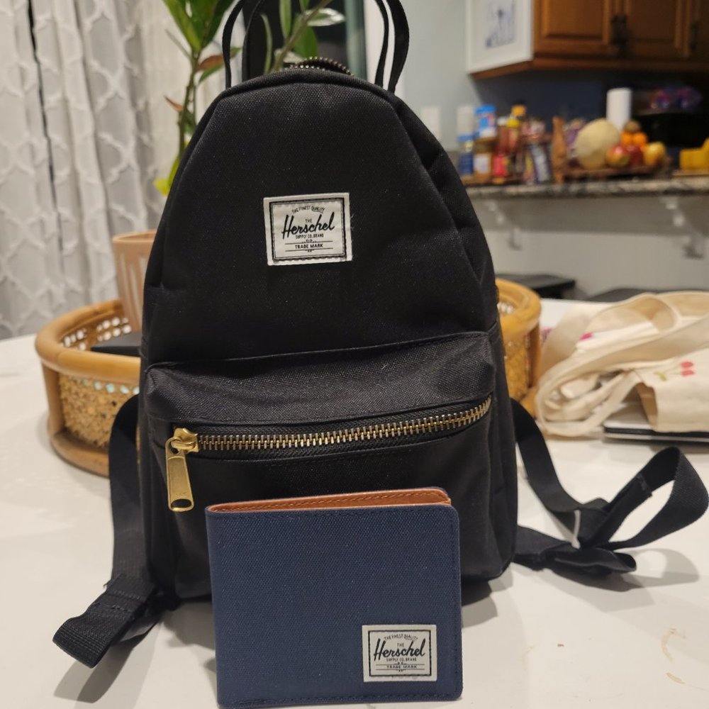 Hershel Mini Nova Backpack & Hershel Wallet